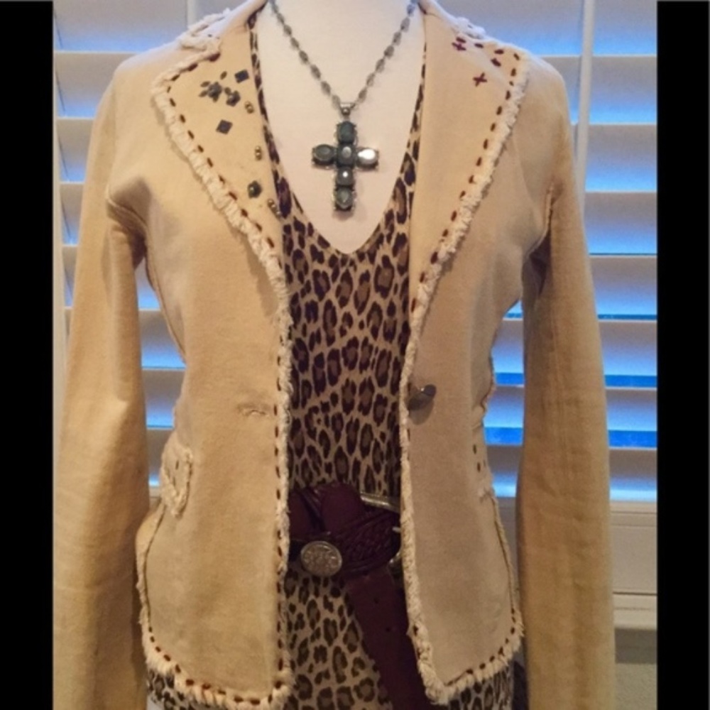 Gorgeouse Embellished Embroidered & Painted Blazer